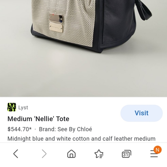 SOLD SeeBy CHLOE leather bag - Picture 6 of 6